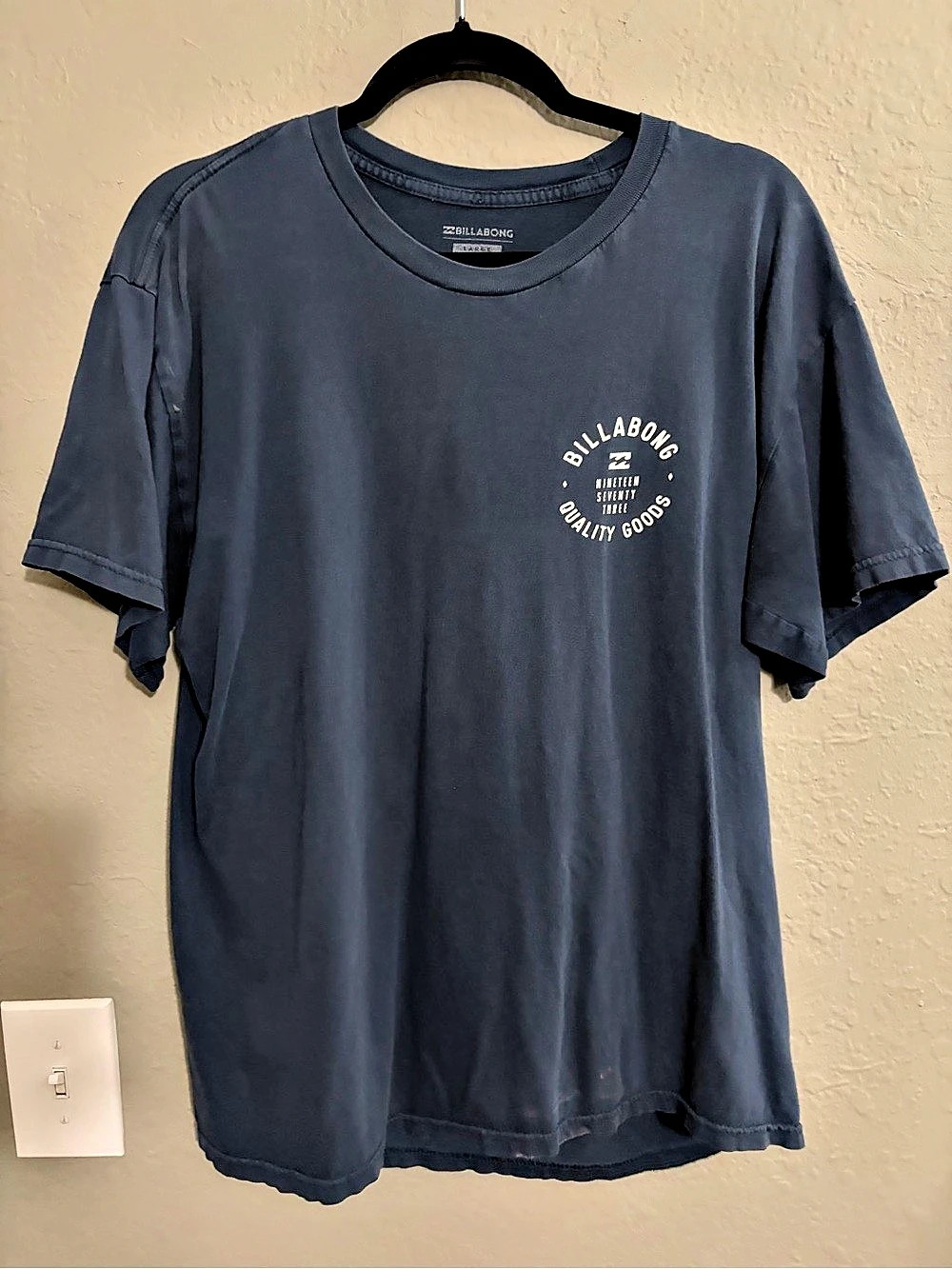 Billabong Spec 73 Iconic T-Shirt Men's Blue Large